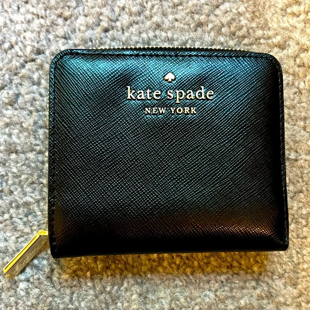 ♠️ Kate Spade ♠️ Black and White Geometric Dot Crossbody Bag with Black Wallet